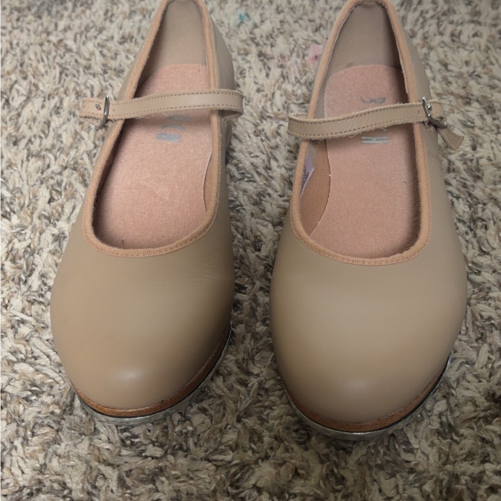 Bloch Tan Kids Mary Jane Dress Shoes
